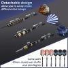 LANNEY Darts Metal Tip, Steel Tip Darts Set 20 Grams, 24 and 26 Grams Professional Dart for Dartboard with Aluminum Shafts, Brass Barrels, Extra Flights, Sharpener Tool Kit, Carrying Case view 4