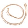 Beaupretty Bikini Body Chain Double- Layer Tassel Fashion Waist Chain Beach Waist Link Body Belly Chain for Girls (Gold) view 1