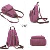 FANDARE Retro Sling Chest Backpack Multipurpose Crossbody Shoulder Bag Travel Backpack for Men Women Outdoor Cycling Indoor Gym Hiking Daypacks Durable Polyester Purple view 3