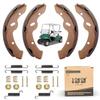 10L0L Golf Cart EZGO Brake Shoes Pads & Brake Spring Kit Assembly Fits EZGO TXT Medalist 1997~2008, Workhorse 1996~2012, Yamaha G14-G20, Replace OEM 27943G01 27944G01 70795G01 JN6-F5331-01-00 view 1