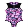 renvena Kid Girls Cartoon Ballet Dance Leotard Back Hollow Out Jumpsuit Gymnastic Ballerina Bodysuit Swimwear Rose Red Black 4 view 3