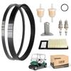 10L0L Golf Cart EZGO Tune Up Kit with Drive Belt & Starter Gen.Belt for EZGO TXT Medalist 1994-2005 with 295/350cc 4 Cycle Robins Motor view 1