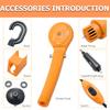 Riloer Portable Camping Shower Outdoor Handheld Shower, 12V Camp Shower Head with Water Pump for Car Washing, Camping, Hiking, Beach, Dog, Flowering Plants view 4