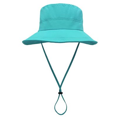 ESTELLEF Waterproof Fishing Hat UPF50 Protection Sun,Boonie Bucket Hat Breathable Wide Brim for Men & Women (Color : Sky Blue)