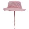 ESTELLEF Waterproof Sun Hat Outdoor UV Protection Bucket Breathable Boonie Hat Adjustable Fishing Cap (Color : Pink) view 3