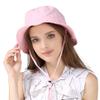 ESTELLEF Waterproof Sun Hat Outdoor UV Protection Bucket Breathable Boonie Hat Adjustable Fishing Cap (Color : Pink) view 4
