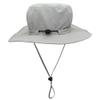 ESTELLEF Waterproof Sun Hat Outdoor UV Protection Bucket Mesh Boonie Hat Adjustable Fishing Cap (Color : Light Gray) view 4