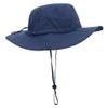 ESTELLEF Waterproof Sun Hat Outdoor UV Protection Bucket Mesh Boonie Hat Adjustable Fishing Cap (Color : Dark Blue) view 3