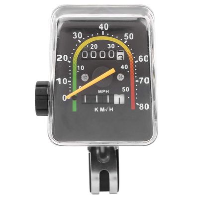 Bike Speedometer, Waterproof Bicycle Odometer MPH, Cycling Speedometer Bicycle Computer Mountain Bike Code Table Waterproof Mechanical Odometer for All Bicycles