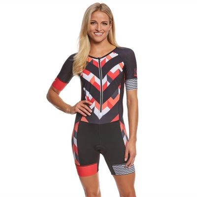 Women's Professional Triathlon Clothes Cycling Skinsuit Sets Bicycle Jersey 19d Gel Running Swimming Swimsuit (Color : 5, Size : Medium)