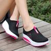 ZBYY Women's Platform Wedge Sneakers Breathable Casual Waking Shoes Lightweight Slip On Comfort Mesh Athletic Shoes view 2