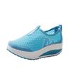 ZBYY Women's Platform Wedge Sneakers Breathable Casual Waking Shoes Lightweight Slip On Comfort Mesh Athletic Shoes view 1