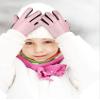 Hicarer 4 Pairs Winter Gloves for Kids Waterproof Snow Ski Gloves Girls Boys Warm Unisex Youth Clothes for Cold Weather(Red, Pink, Black,10-15 Years Old) view 3