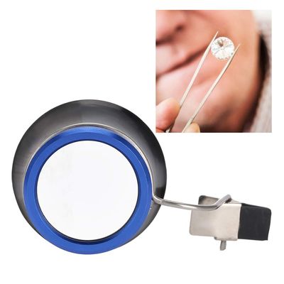 20X Magnifying Glass Precision Tool for Jewelry & Watch Repair, Professional Use Clip On Loupe with Adjustable Clip and Compact Design Repair Equipment