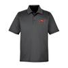 J2 Sport Campbell University Mens Adult Polo  NCAA Collegiate Short Sleeve Polo Shirt Black view 1