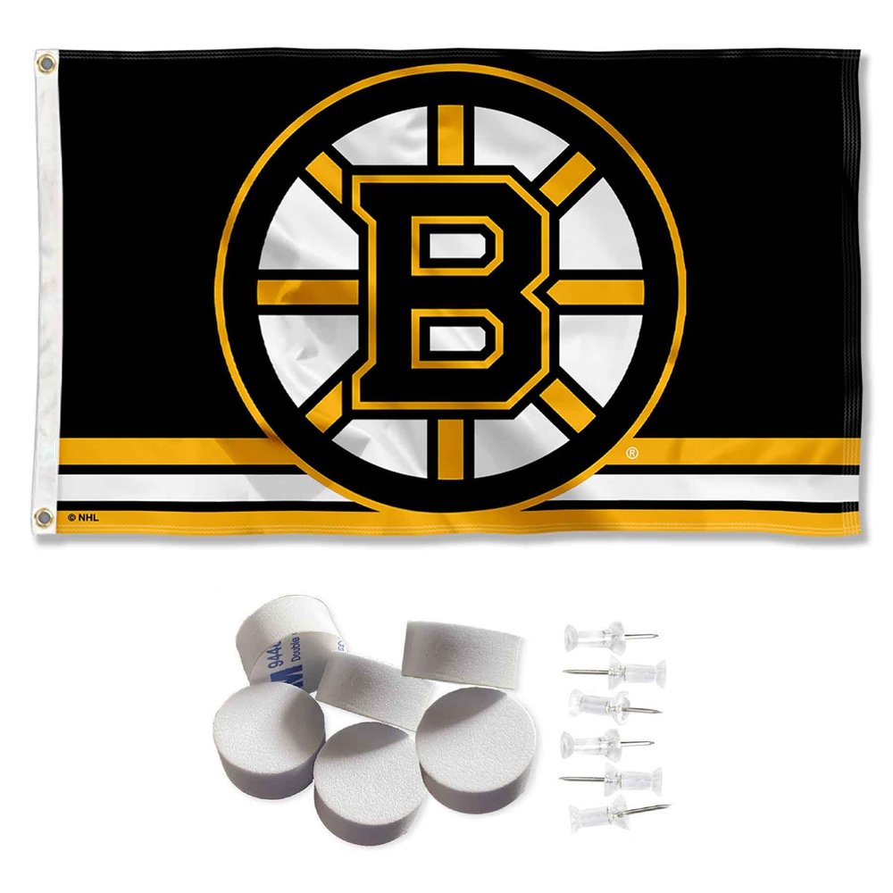 Boston Bruins Banner and Tapestry Wall Tack Pads
