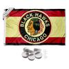 Chicago Blackhawks Vintage Retro Throwback Banner and Tapestry Wall Tack Pads view 1