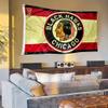 Chicago Blackhawks Vintage Retro Throwback Banner and Tapestry Wall Tack Pads view 3