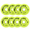 Labeda Roller Hockey Wheels Gripper Crossover Medium 80A Yellow 76mm 80mm Hilo, Yellow view 1