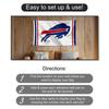 Buffalo Bills White Banner and Tapestry Wall Tack Pads view 4