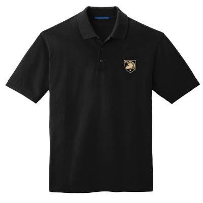J2 Sport Army University Mens Adult Polo  NCAA Collegiate Short Sleeve Polo Shirt