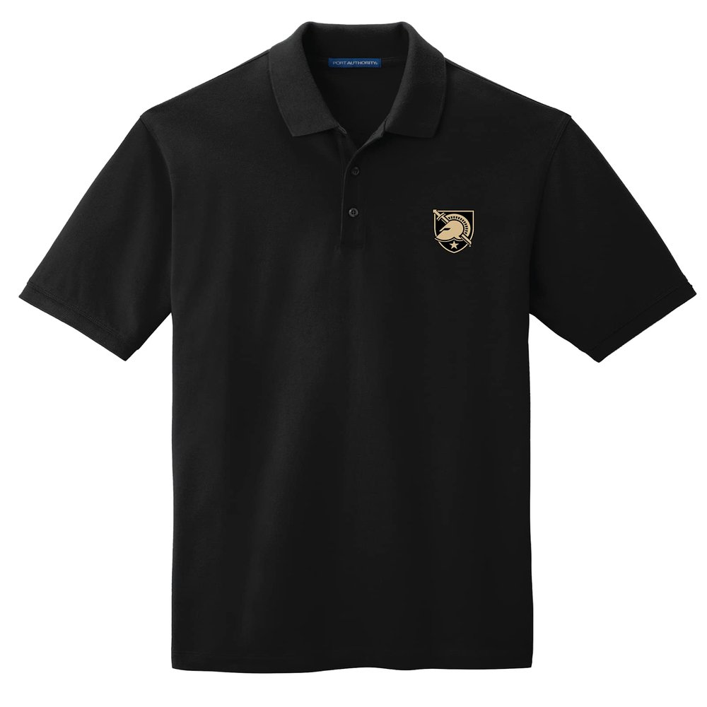 J2 Sport Army University Mens Adult Polo  NCAA Collegiate Short Sleeve Polo Shirt