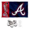 Atlanta Braves Banner and Tapestry Wall Tack Pads view 1