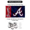 Atlanta Braves Banner and Tapestry Wall Tack Pads view 2