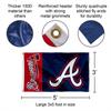 Atlanta Braves Banner and Tapestry Wall Tack Pads view 3