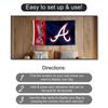 Atlanta Braves Banner and Tapestry Wall Tack Pads view 4