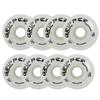 Labeda Roller Hockey Wheels Gripper Crossover Soft 76A White 76mm 80mm Hilo view 1