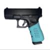 Ares Armory Performance Grip/Sleeve for Glock 17 19 19x 20 21 22 23 25 30 31 32 34 35 37 38 41 43 43x 44 45 48 (Teal) view 2