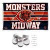 Chicago Bears Monsters Of The Midway Banner and Tapestry Wall Tack Pads view 1