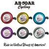 ABSOAR Cycling Bike Bells for Adults Mountain Bike Road Bike U.S.A. Flag for Kids Girls Boys US America Adults City Bike, Ride in USA, Red view 3