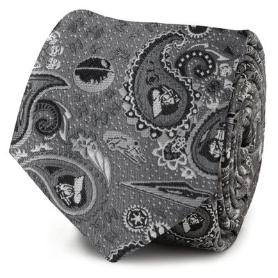 Cufflinks Inc. Vader Paisley Grey Men's Tie