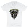 Special Forces De Oppresso Liber V-Neck T-Shirt US Military Green Berets Tee White Small