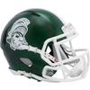 Riddell NCAA Michigan State Spartans Gruff Sparty Revolution Speed Mini Football Helmet view 1