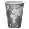 Eco-Products, Inc World Art Renewable Resource Hot Cups, 12 oz, Green, 1000-Ctn view 1
