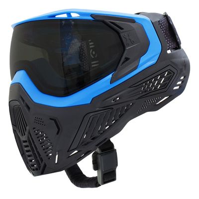 HK Army SLR Face Mask Goggle with Thermal Anti Fog HD Pure Lens System for Paintball and Airsoft - Sapphire