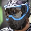 HK Army SLR Face Mask Goggle with Thermal Anti Fog HD Pure Lens System for Paintball and Airsoft - Sapphire view 2