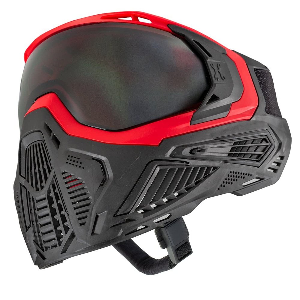 HK Army SLR Face Mask Goggle with Thermal Anti Fog HD Pure Lens System for Paintball and Airsoft - Lava