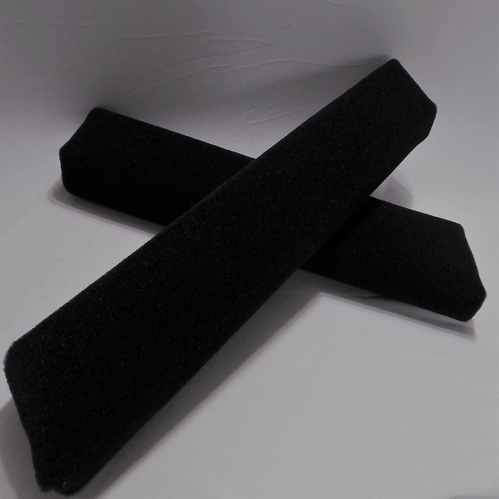 Carpet by the Foote, Endurance Carpeted Boat/Ski Trailer Bunks, 2"(in.) x 4"(in.) x 2'(ft.), Black