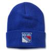 AMERICAN NEEDLE Officially Licensed NHL New York Rangers Unisex Cuffed Beanie Warm Headwear, Cuffed Knit Collection, Royal Blue (21019A-NYR-ROY) view 1