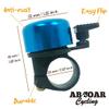 ABSOAR Cycling Bike Bell for Girls Kids Boys Adults Beach Cruiser Road Bike Mountain Bike Bicycle Bell Small Size, Silver, 2 Packs view 2