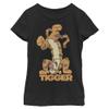 Disney Girl's Winnie The Pooh Handstand Tigger T-Shirt - Black - X Small view 2