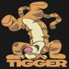 Disney Girl's Winnie The Pooh Handstand Tigger T-Shirt - Black - X Small view 3