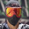 HK Army SLR Face Mask Goggle with Thermal Anti Fog HD Pure Lens System for Paintball and Airsoft - Flare view 3
