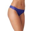b.tempt'd by Wacoal Womens b.bare Thong Panty, Spectrum Blue, Medium view 2