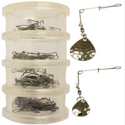 40 Pc Jig Spinner Assortment