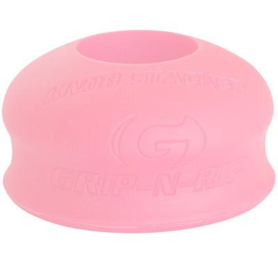 Grip-N-Rip Knob Stacker Choke-Up Ring for Baseball/Softball Bats Provides Choking Up Space & Relief from Bat Sting, Stackable for Custom Fit and Comfort (Pink)